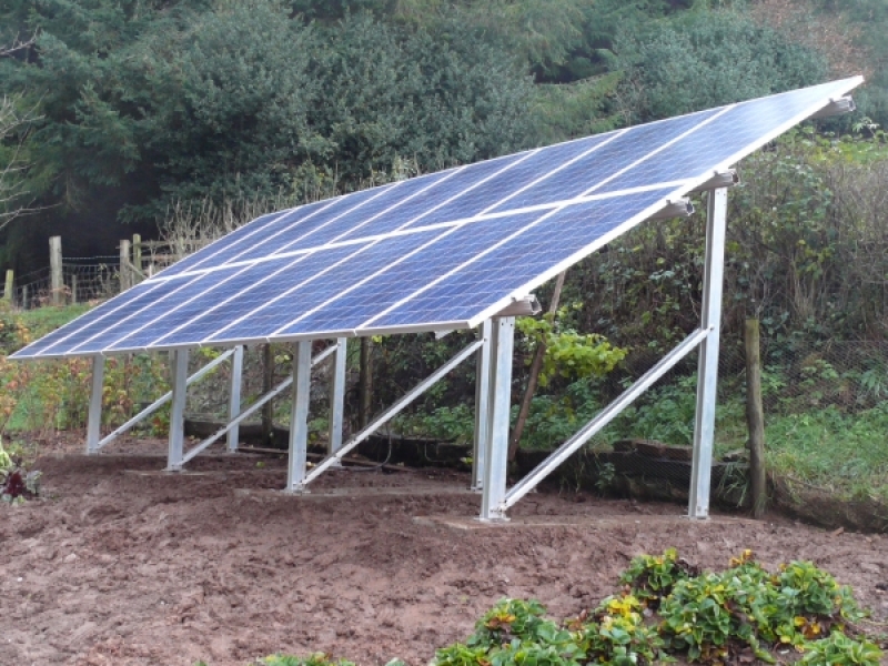 ground mount solar PV system